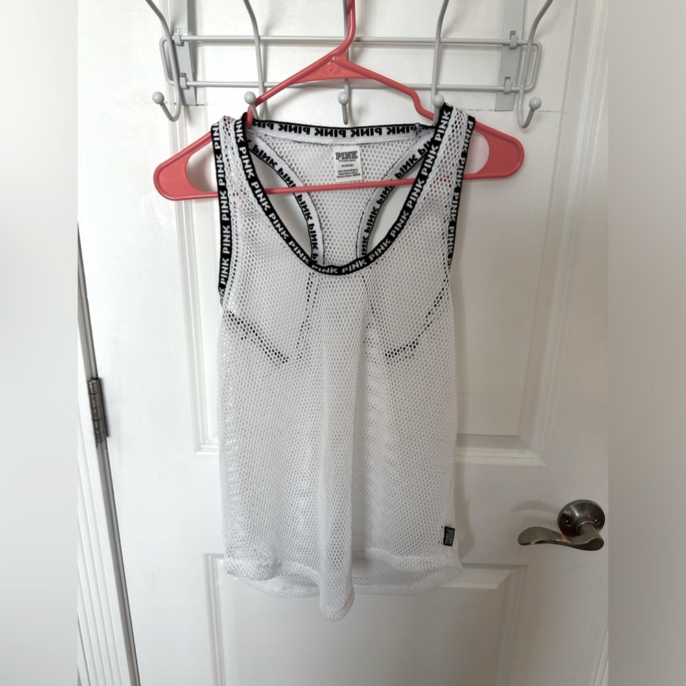 *NEW*Sz M*PINK*VS*Mesh tank